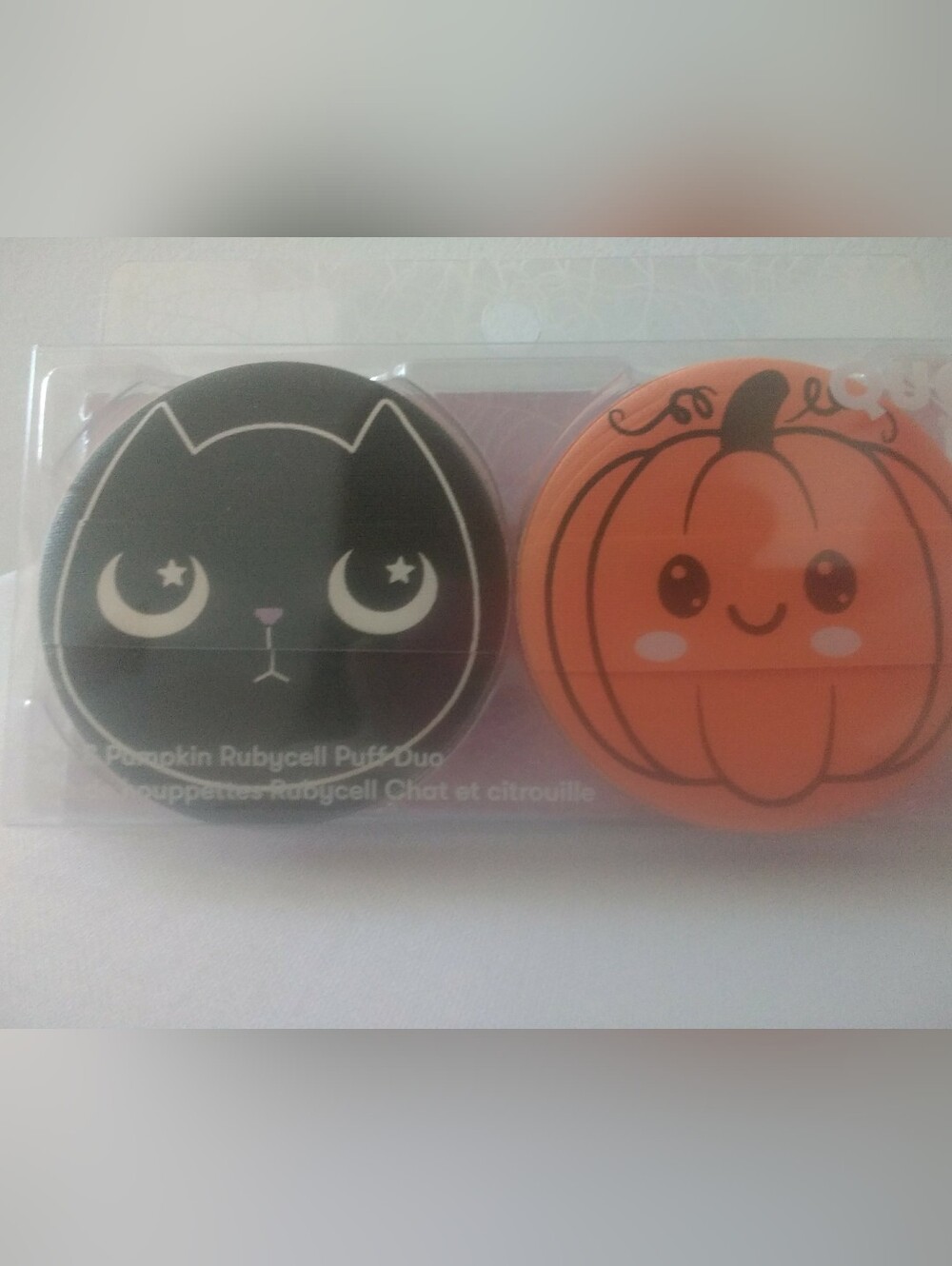 Quo Beauty Cat & Pumpkin Rubycell Puff Duo
